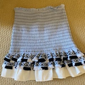 Super cute (never worn) baby blue skirt